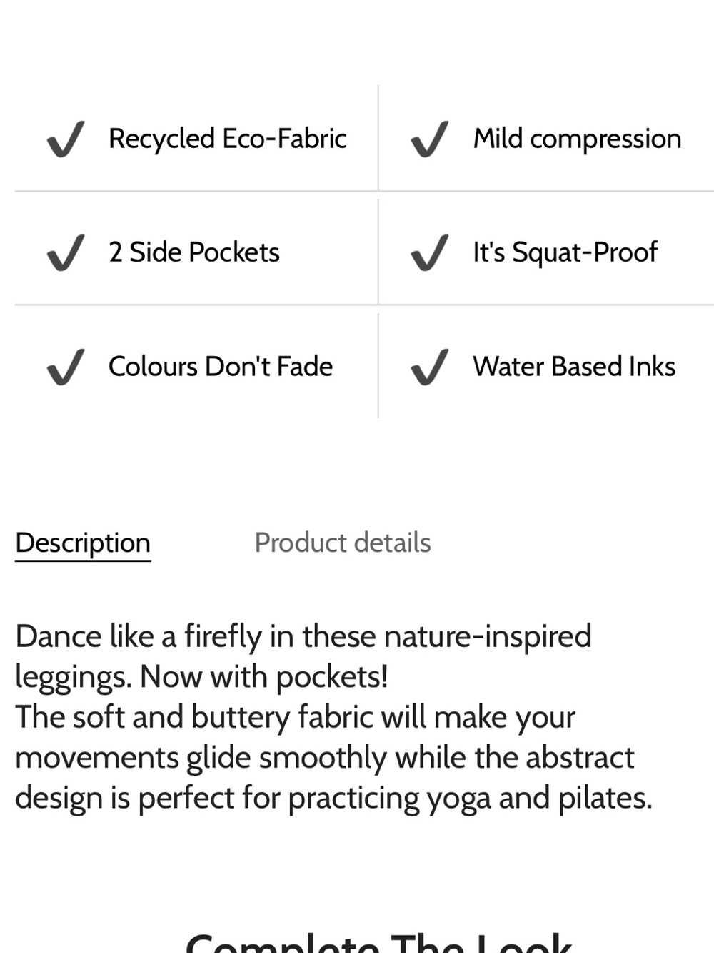 New! Loony Legs Recycled Floral Leggings "Fireflies" Green/Pink with Pockets, L - Picture 12 of 16